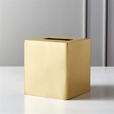 brushed metal tissue box cover|large tissue box covers.